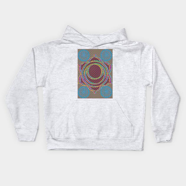 Sacral Chakra Kids Hoodie by indusdreaming